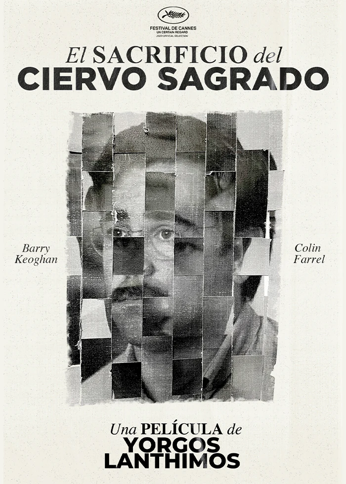 Afiche de EL SACRIFICIO DE UN CIERVO SAGRADO por Diego Benavides