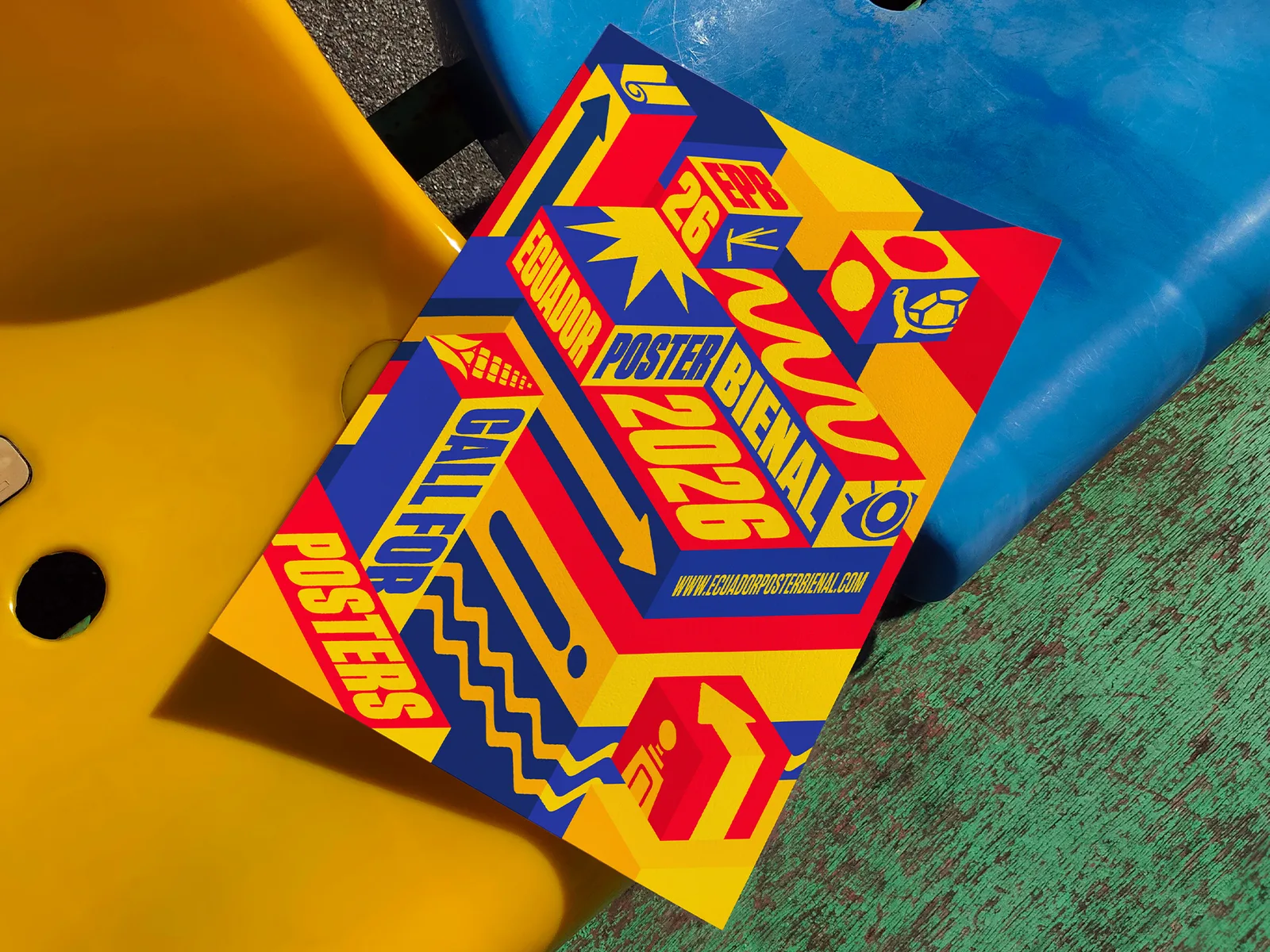 Ecuador Poster Bienal 2026 — Diseño de afiches