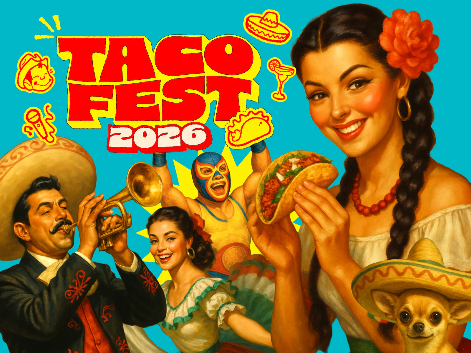 Taco Fest — Branding, Dirección de arte