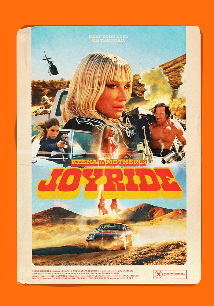 Kesha’s JOYRIDE (2024) | Homage Poster — 2