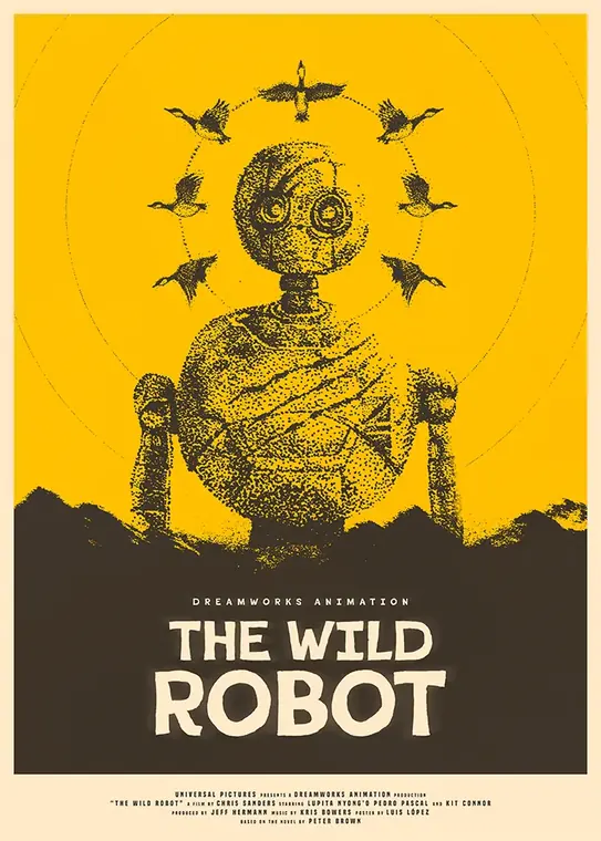 The Wild Robot (2024) Alt. Movie Poster — 1